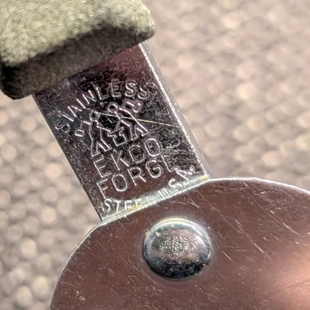 Vintage Ekco Forge Icing Spatula Stainless Steel Baking Tool USA Made